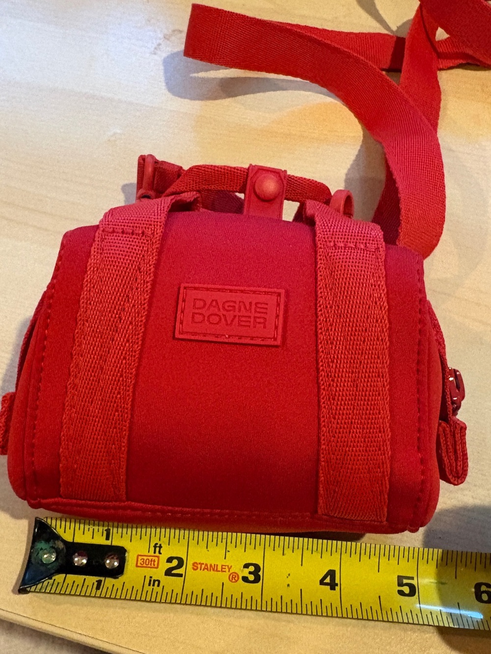 Dagne Dover Red Mini Crossbody Camera Bag - Picture 3 of 12